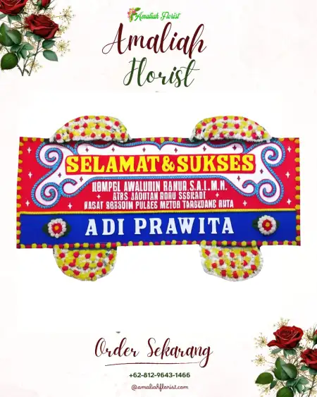 Papan Bunga Ucapan Selamat Empat Lawang